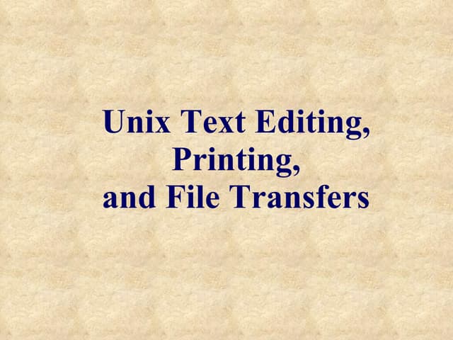 Unix Lec2