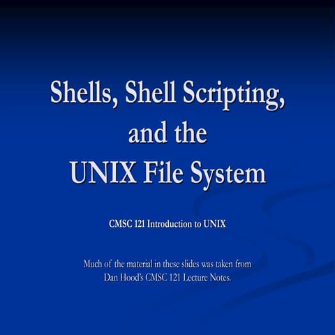 UnixShells.ppt