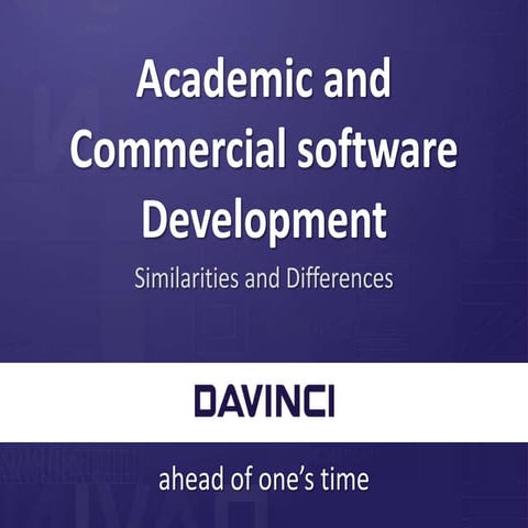 Tom van Ees - Academic and Commercial software Development