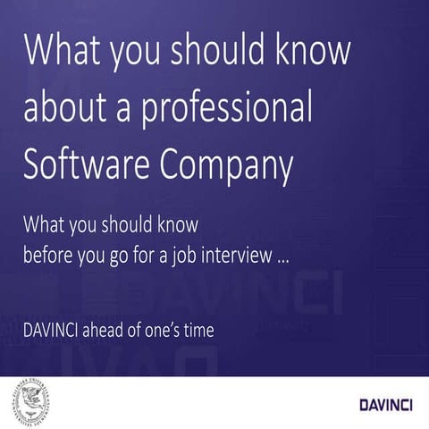 Peter Kobes - What you should know about a professional Software Company