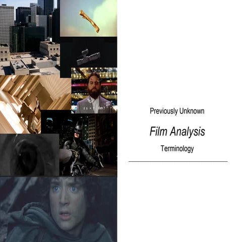 Previously unknown film analysis terminology