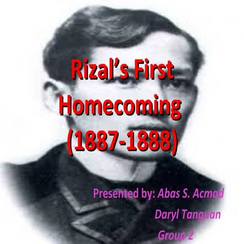 Rizal First Homecoming
