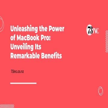 Unleashing the Power of MacBook Pro: Unveiling Its Remarkable Benefits