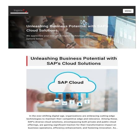 Unleashing Business Potential with SAP's Cloud Solutions.pdf