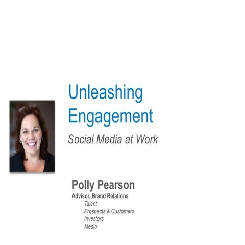 Unleashing Engagement; Social Media at Work