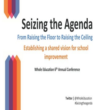 Seizing the Agenda | Unleashing the curriculum designer in us all (Secondary)