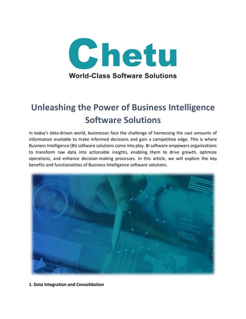 Unleashing the Power of Business Intelligence Software Solutions.pdf