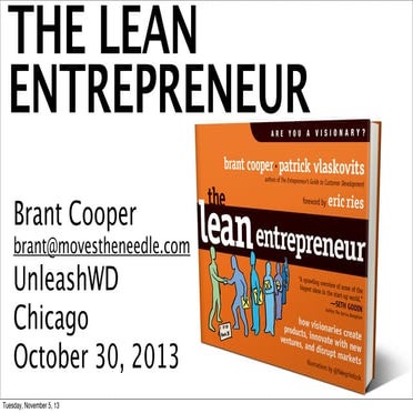 Lean Entrepreneur-UnleashWD