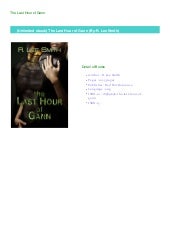 Unlimited Ebook The Last Hour Of Gann By R Lee Smith