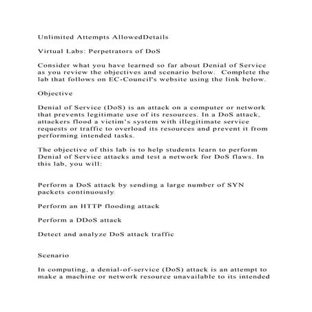 Unlimited Attempts AllowedDetailsVirtual Labs Perpetrators of D.docx