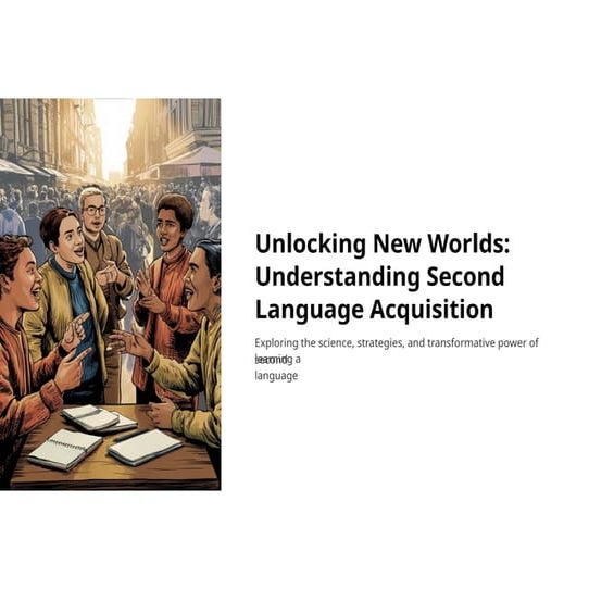Second Language Acquisition : Unlocking-New-Worlds-Understanding | PPTX