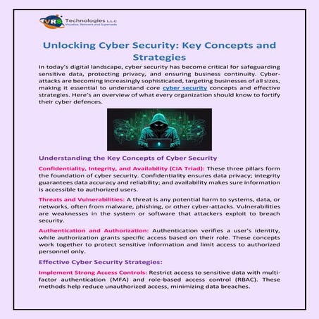 Unlocking Cyber Security - Key Concepts and Strategies | PDF ...