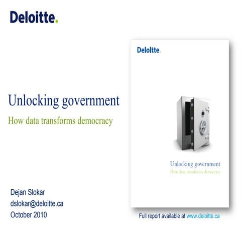 Unlocking Government