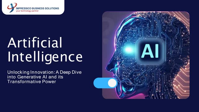 Unlocking Innovation A Deep Dive Into Generative Ai And Its Unlocking Innovation A Deep Dive Into Generative Ai And Its