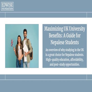 Unlocking Opportunities: A Guide for Nepalese Students to Study in the ...