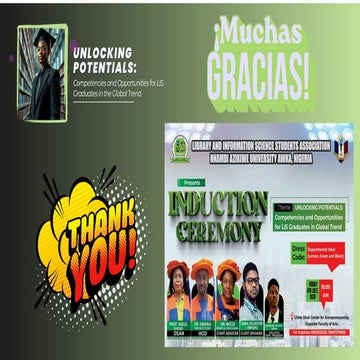Unlocking Potentials: Competencies and Opportunities for LIS Graduates in the Global Trend - SI Ebhonu