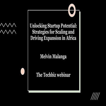 Unlocking Startup Potential - Strategies for Scaling and Driving Expansion in...