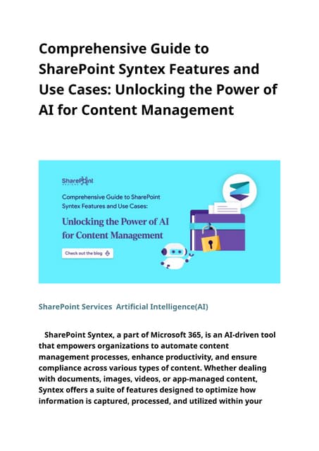 Unlocking the Power of AI for Content Management .docx