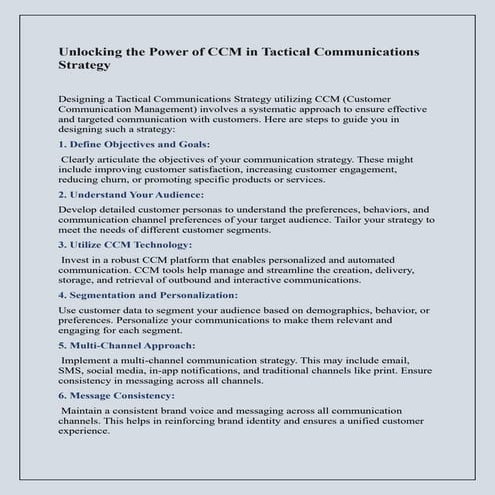 Unlocking the Power of CCM in Tactical Communications Strategy.pdf