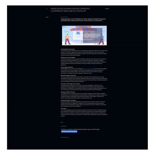 Unlocking the Power of Two-Sided Marketplaces Strategies for Success in the D...