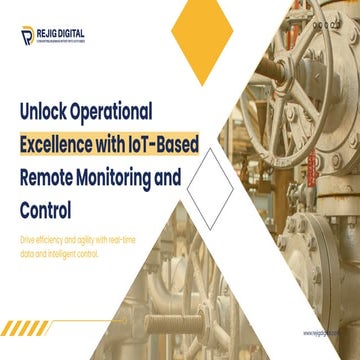 Revolutionize Operations with Intelligent IoT Monitoring and Control | PDF