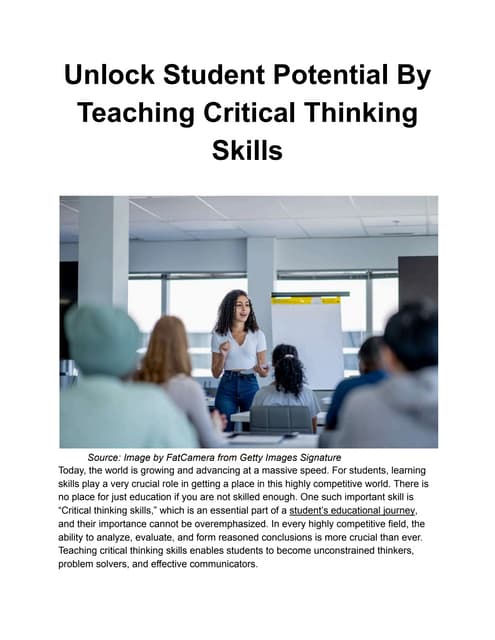 Unlock Student Potential By Teaching Critical Thinking Skills.pdf