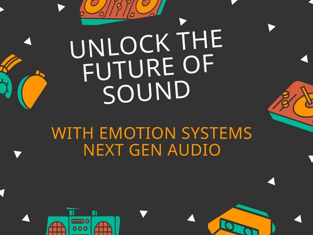 Unlock the Future of Sound with Emotion Systems Next Gen Audio
