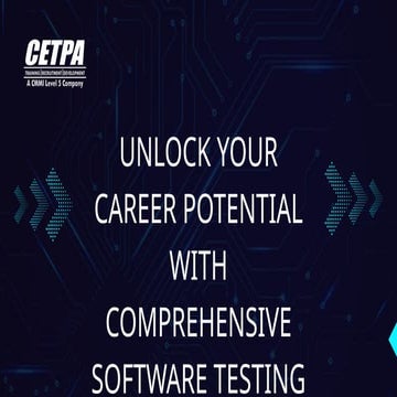 Unlock Your Career Potential with Comprehensive Software Testing Training