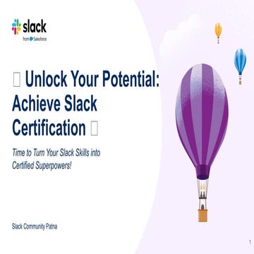 🚀 Unlock Your Potential: Achieve Slack Certification 🚀