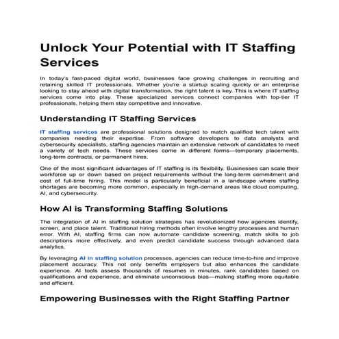 Unlock Your Potential with IT Staffing Services.pdf