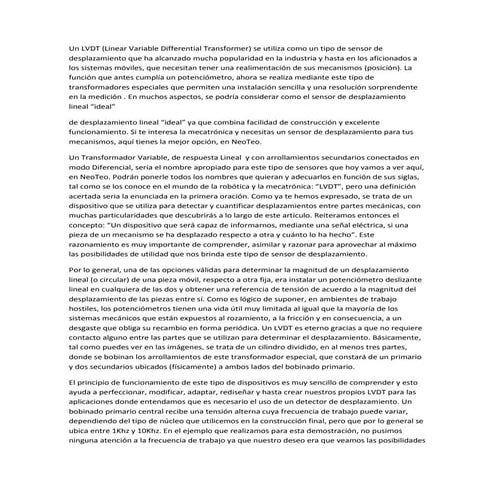 Un lvdt