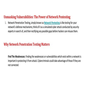 Unmasking Vulnerabilities_ The Power of Network Pentesting.pptx
