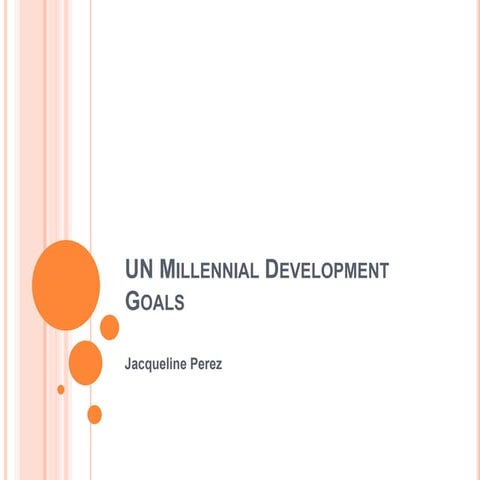 Un millennial Development Goals