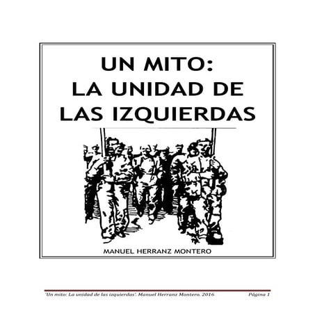 Un mito, la unidad de las izquierdas