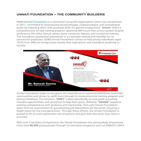 UNNATI FOUNDATION – THE COMMUNITY BUILDERS..pdf