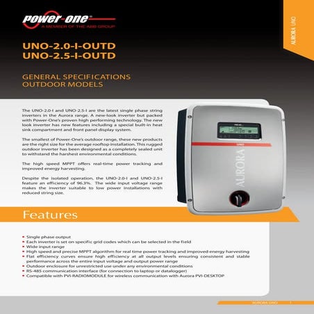 Uno 2.0kW