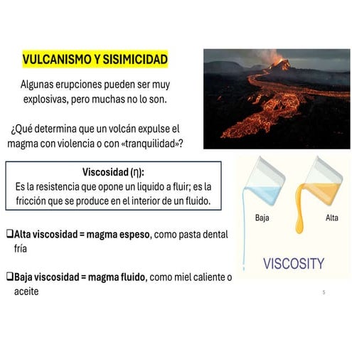 Understanding Viscosity and Its Role in Volcanic Eruptions | PDF