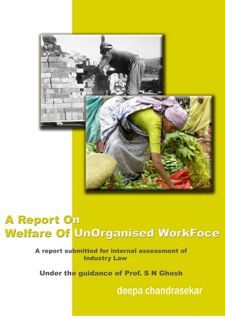 Contribution Of The Unorganised Sector To GDP