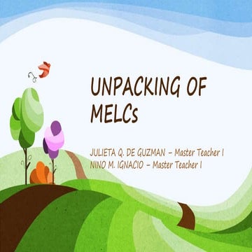UNPACKING OF MELCs.pptx