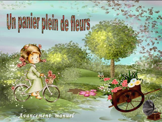 Un panier plein de fleurs 2014.@