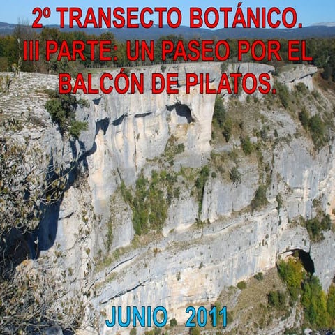 Un paseo por el balcon de pilatos ala