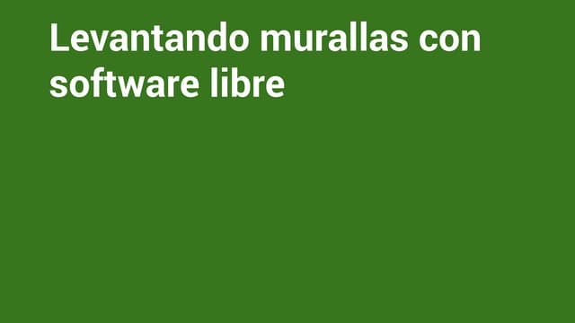 Unpaz 2015 - software libre