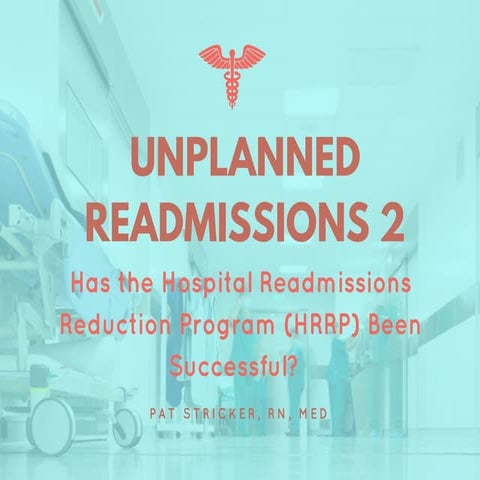 Unplanned readmissions 2