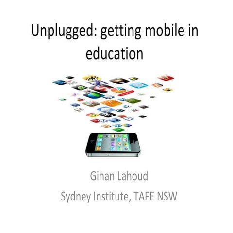 Unplugged mobile learning