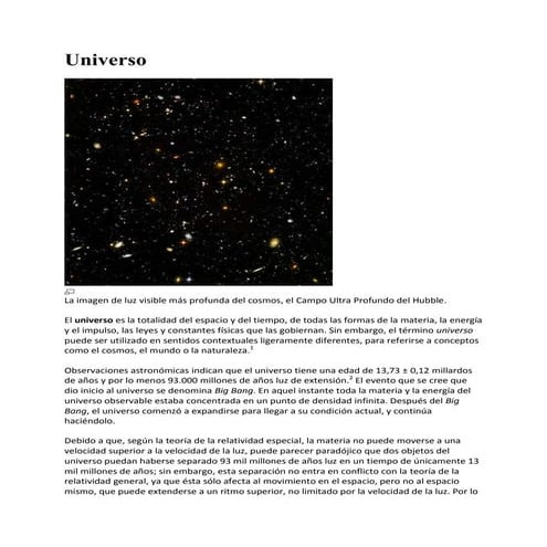 Un poco del universo