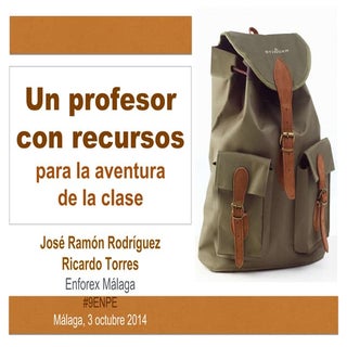 Un profesor con recursos