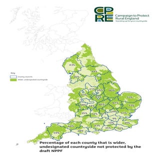CPRE report - land in England curre...