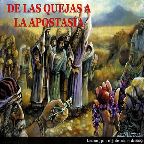De las quejas a la apostasía | PPT