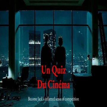 Un Quiz du Cinema