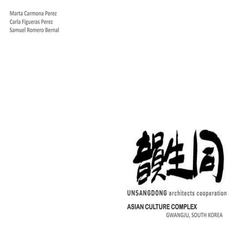 Unsangdong, asian culture complex